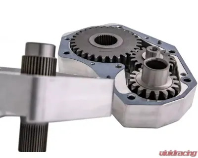 SuperATV 6" Single Billet Portal Gear Lift Kit w/ 30% Reduction & Frame Stiffener Polaris Ranger XP 1000 Standard Cab 2021+ - PGH6-1-98-302-B-FS