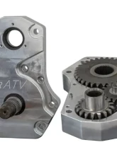 SuperATV 6" Single Billet Portal Gear Lift Kit w/ 30% Gear Reduction & Frame Stiffener Honda Talon 1000X 2018+                                     - PGH6-3-82-301-B-FS - Image 4