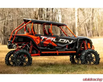 SuperATV 6" Single Billet Portal Gear Lift Kit w/ 30% Gear Reduction & Frame Stiffener Honda Talon 1000X 2018+ - PGH6-3-82-301-B-FS