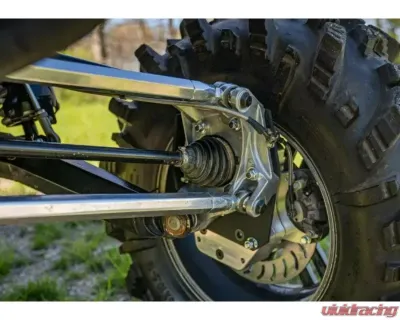 SuperATV 6" Single Billet Portal Gear Lift Kit w/ 30% Gear Reduction & Frame Stiffener Honda Talon 1000R 2019+ - PGH6-3-83-301-B-FS