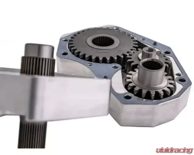 SuperATV 6" Billet Portal Gear Lift Kit w/ 30% Gear Reduction & Frame Stiffener Kawasaki Teryx 2012+ - PGH6-4-34-301-B-FS