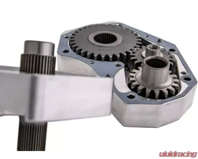 SuperATV 6" Billet Portal Gear Lift Kit w/ 30% Gear Reduction & Frame Stiffener Can-Am Maverick Max 2014-2015 - PGH6-7-32-304-B-FS