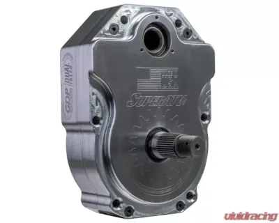 SuperATV 6" Dual Billet Portal Gear Lift Kit w/ 30% Gear Reduction & Frame Stiffener Polaris RZR XP Turbo 2017+ - PGH6D-1-58-303-B-FS