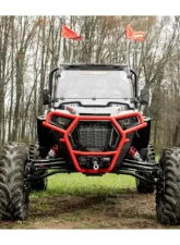 SuperATV 6" Dual Billet Portal Gear Lift Kit w/ 30% Gear Reduction & Frame Stiffener Polaris RZR XP Turbo S 2 Seater 2018+                                     - PGH6D-1-75-301-B-FS - Image 2