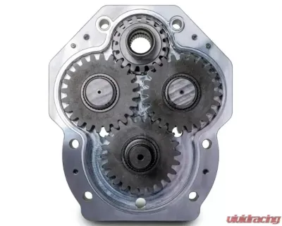 SuperATV 6" Dual Billet Portal Gear Lift Kit w/ 30% Gear Reduction & Frame Stiffener Polaris RZR XP Turbo S 2 Seater 2018+ - PGH6D-1-75-301-B-FS