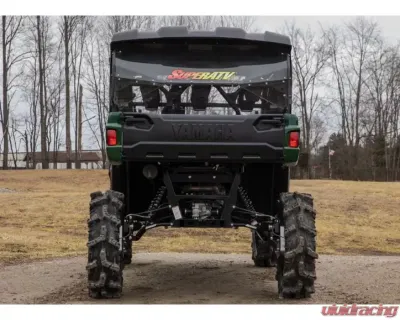 SuperATV 6" Dual Billet Portal Gear Lift Kit w/ 30% Gear Reduction & Frame Stiffener Yamaha Viking 2014+ - PGH6D-2-39-301-B-FS
