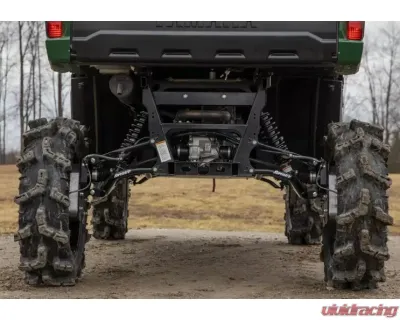 SuperATV 6" Dual Billet Portal Gear Lift Kit w/ 30% Gear Reduction & Frame Stiffener Yamaha Viking 2014+ - PGH6D-2-39-301-B-FS