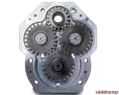 SuperATV 6" Dual Billet Portal Gear Lift Kit w/ 30% Gear Reduction & Frame Stiffener Yamaha Viking 2014+ - PGH6D-2-39-301-B-FS