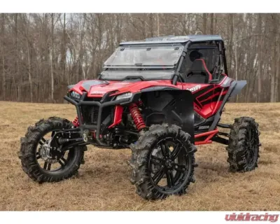 SuperATV 6" Dual Billet Portal Gear Lift Kit w/ 30% Gear Reduction & Frame Stiffener Honda Talon 1000X 2018+ - PGH6D-3-82-301-B-FS