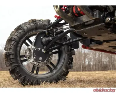 SuperATV 6" Dual Billet Portal Gear Lift Kit w/ 30% Gear Reduction & Frame Stiffener Honda Talon 1000X 2018+ - PGH6D-3-82-301-B-FS