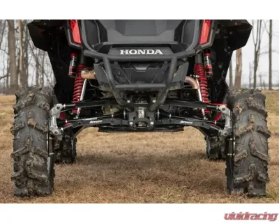 SuperATV 6" Dual Billet Portal Gear Lift Kit w/ 30% Gear Reduction & Frame Stiffener Honda Talon 1000X 2018+ - PGH6D-3-82-301-B-FS