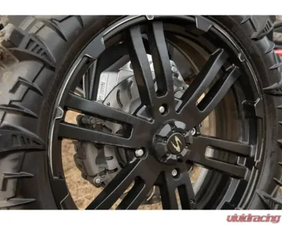 SuperATV 6" Dual Billet Portal Gear Lift Kit w/ 30% Gear Reduction & Frame Stiffener Honda Talon 1000R w/ Big Lift Kit 2019+ - PGH6D-3-83-302-B-FS