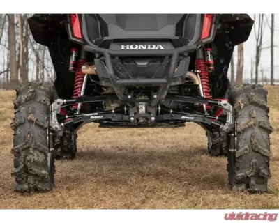 SuperATV 6" Dual Billet Portal Gear Lift Kit w/ 30% Gear Reduction & Frame Stiffener Honda Talon 1000R w/ Big Lift Kit 2019+ - PGH6D-3-83-302-B-FS