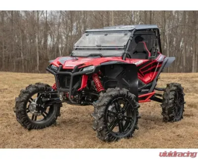 SuperATV 6" Dual Billet Portal Gear Lift Kit w/ 30% Gear Reduction & Frame Stiffener Honda Talon 1000R w/ Big Lift Kit 2019+ - PGH6D-3-83-302-B-FS