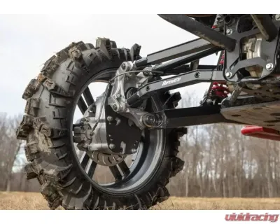 SuperATV 6" Dual Billet Portal Gear Lift Kit w/ 30% Gear Reduction & Frame Stiffener Honda Talon 1000R w/ Big Lift Kit 2019+ - PGH6D-3-83-302-B-FS