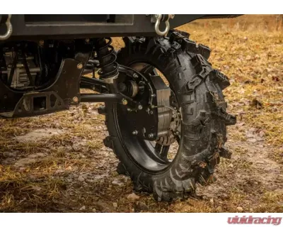 SuperATV 6" Dual Billet Portal Gear Lift Kit w/ 30% Gear Reduction & Frame Stiffener Can-AM Defender 2016-2021 - PGH6D-7-67-303-B-FS