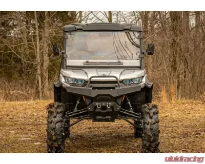 SuperATV 6" Dual Billet Portal Gear Lift Kit w/ 30% Gear Reduction & Frame Stiffener Can-AM Defender 2016-2021 - PGH6D-7-67-303-B-FS