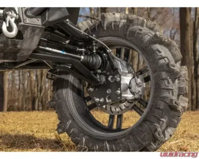 SuperATV 6" Dual Billet Portal Gear Lift Kit w/ 30% Gear Reduction & Frame Stiffener Can-AM Commander 2 Seat 2021+ - PGH6D-7-92-301-B-FS