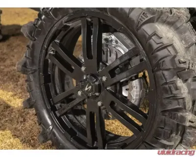 SuperATV 6" Dual Billet Portal Gear Lift Kit w/ 30% Gear Reduction & Frame Stiffener Can-AM Commander 2 Seat 2021+ - PGH6D-7-92-301-B-FS