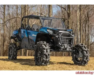 SuperATV 6" Dual Billet Portal Gear Lift Kit w/ 30% Gear Reduction & Frame Stiffener Can-AM Commander 2 Seat 2021+ - PGH6D-7-92-301-B-FS