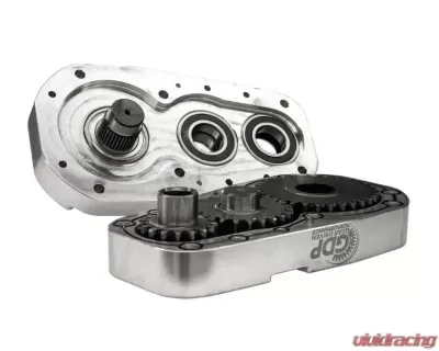 SuperATV 8" Single Billet Portal Gear Lift Kit w/ 45% Gear Reduction & Frame Stiffener Polaris RZR XP 1000 Standard 2014 - PGH8-1-33-301-B-FS