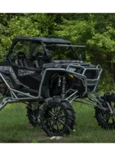 SuperATV 8" Single Billet Portal Gear Lift Kit w/ 45% Gear Reduction & Frame Stiffener Polaris RZR XP Turbo 2016                                     - PGH8-1-33-304-B-FS - Image 5