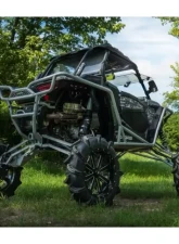 SuperATV 8" Single Billet Portal Gear Lift Kit w/ 45% Gear Reduction & Frame Stiffener Polaris RZR XP Turbo 2016                                     - PGH8-1-33-304-B-FS - Image 7