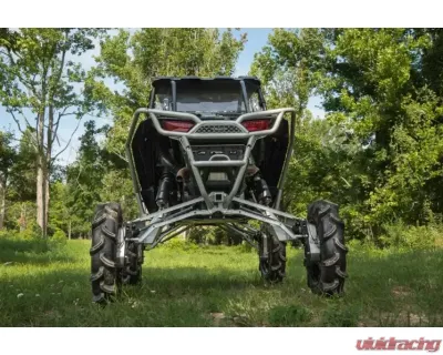 SuperATV 8" Single Billet Portal Gear Lift Kit w/ 45% Gear Reduction & Frame Stiffener Polaris RZR XP Turbo 2016 - PGH8-1-33-304-B-FS