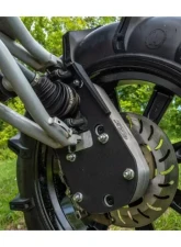 SuperATV 8" Single Billet Portal Gear Lift Kit w/ 45% Gear Reduction & Frame Stiffener Polaris RZR XP Turbo 2016                                     - PGH8-1-33-304-B-FS - Image 9