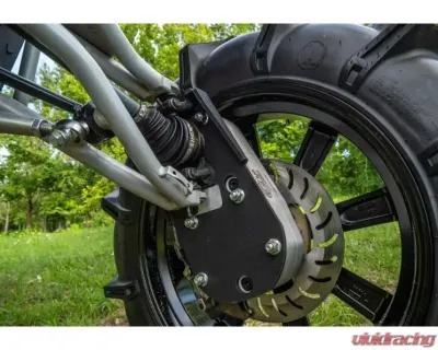 SuperATV 8" Single Billet Portal Gear Lift Kit w/ 45% Gear Reduction & Frame Stiffener Polaris RZR XP Turbo 2016 - PGH8-1-33-304-B-FS