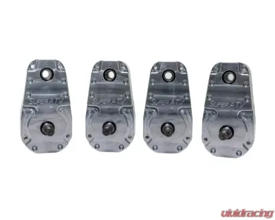 SuperATV 8" Single Billet Portal Gear Lift Kit w/ 45% Gear Reduction & Frame Stiffener Polaris Ranger XP 900 Standard Cab  2013-2019 - PGH8-1-34-301-B-FS