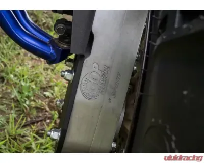 SuperATV 8" Single Billet Portal Gear Lift Kit w/ 45% Gear Reduction & Frame Stiffener Polaris Ranger XP 1000 Crew Cab 2017-2018 - PGH8-1-34-302-B-FS