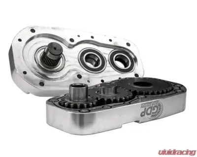 SuperATV 8" Single Billet Portal Gear Lift Kit w/ 45% Gear Reduction & Frame Stiffener Polaris Ranger XP 1000 Crew Cab 2017-2018 - PGH8-1-34-302-B-FS