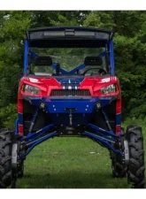 SuperATV 8" Single Billet Portal Gear Lift Kit w/ 45% Gear Reduction & Frame Stiffener Polaris Ranger XP 1000 Crew Cab 2017-2018                                     - PGH8-1-34-302-B-FS - Image 4