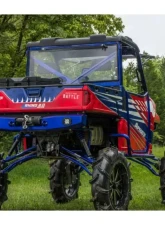 SuperATV 8" Single Billet Portal Gear Lift Kit w/ 45% Gear Reduction & Frame Stiffener Polaris Ranger XP 1000 Crew Cab 2017-2018                                     - PGH8-1-34-302-B-FS - Image 7