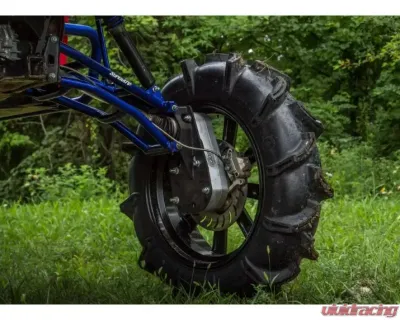 SuperATV 8" Single Billet Portal Gear Lift Kit w/ 45% Gear Reduction & Frame Stiffener Polaris Ranger XP 1000 Crew Cab 2017-2018 - PGH8-1-34-302-B-FS