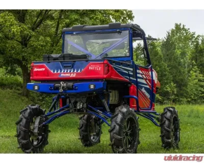 SuperATV 8" Single Billet Portal Gear Lift Kit w/ 45% Gear Reduction Polaris Ranger XP 1000 Standard Cab 2018-2020 - PGH8-1-34-453-B