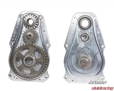 SuperATV 8" Billet Portal Gear Lift Kit w/ 60% Gear Reduction & Frame Stiffener Polaris General 2016+ - PGH8-1-44-601-B-FS