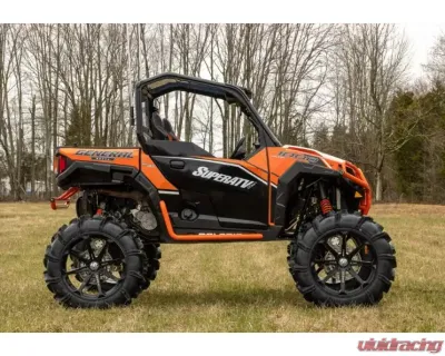 SuperATV 8" Cast Portal Gear Lift Kit w/ 60% Gear Reduction & Frame Stiffener Polaris General 2016+ - PGH8-1-44-601-FS