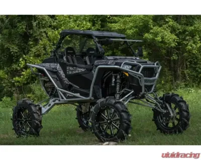 SuperATV 8" Single Billet Portal Gear Lift Kit w/ 60% Gear Reduction & Frame Stiffener Polaris RZR XP Turbo 2017-2021 - PGH8-1-58-602-B-FS