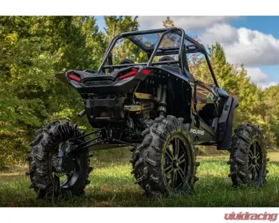SuperATV 8" Single Cast Portal Gear Lift Kit w/ 60% Gear Reduction & Frame Stiffener Polaris RZR XP Turbo 2016 - PGH8-1-58-601-FS