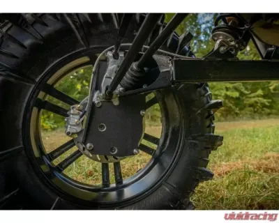 SuperATV 8" Single Cast Portal Gear Lift Kit w/ 60% Gear Reduction & Frame Stiffener Polaris RZR XP Turbo 2016 - PGH8-1-58-601-FS