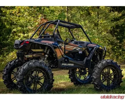 SuperATV 8" Single Cast Portal Gear Lift Kit w/ 60% Gear Reduction & Frame Stiffener Polaris RZR XP Turbo 2016 - PGH8-1-58-601-FS