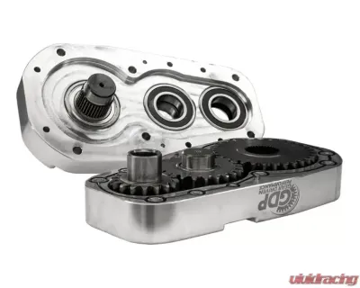 SuperATV 8" Single Billet Portal Gear Lift Kit w/ 45% Gear Reduction & Frame Stiffener Polaris RZR XP Turbo S 2 Seat 2018-2021 - PGH8-1-75-451-B-FS