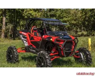 SuperATV 8" Single Billet Portal Gear Lift Kit w/ 45% Gear Reduction & Frame Stiffener Polaris RZR XP Turbo S 2 Seat 2018-2021 - PGH8-1-75-451-B-FS