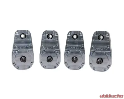 SuperATV 8" Single Billet Portal Gear Lift Kit w/ 45% Gear Reduction Polaris RZR XP Turbo S 2 Seat 2018-2021 - PGH8-1-75-451-B