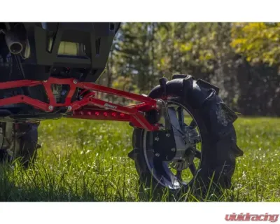 SuperATV 8" Single Cast Portal Gear Lift Kit w/ 45% Gear Reduction & Frame Stiffener Polaris RZR XP Turbo S 2 Seat 2018-2021 - PGH8-1-75-451-FS