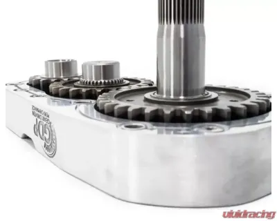 SuperATV 8" Cast Portal Gear Lift Kit w/ 45% Gear Reduction & Frame Stiffener Polaris RZR PRO XP w/ Big Lift Kit 2020+ - PGH8-1-86-452-FS