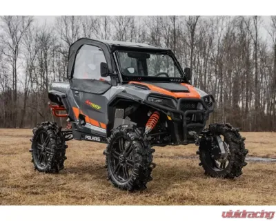 SuperATV 8" Cast Portal Gear Lift Kit w/ 45% Gear Reduction Polaris General XP 1000 4 Seat 2020+ - PGH8-1-94-452