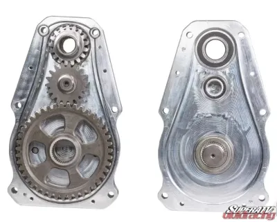 SuperATV 8" Single Billet Portal Gear Lift Kit w/ 45% Gear Reduction Polaris Ranger 1000 Standard Cab 2021+ - PGH8-1-98-452-B